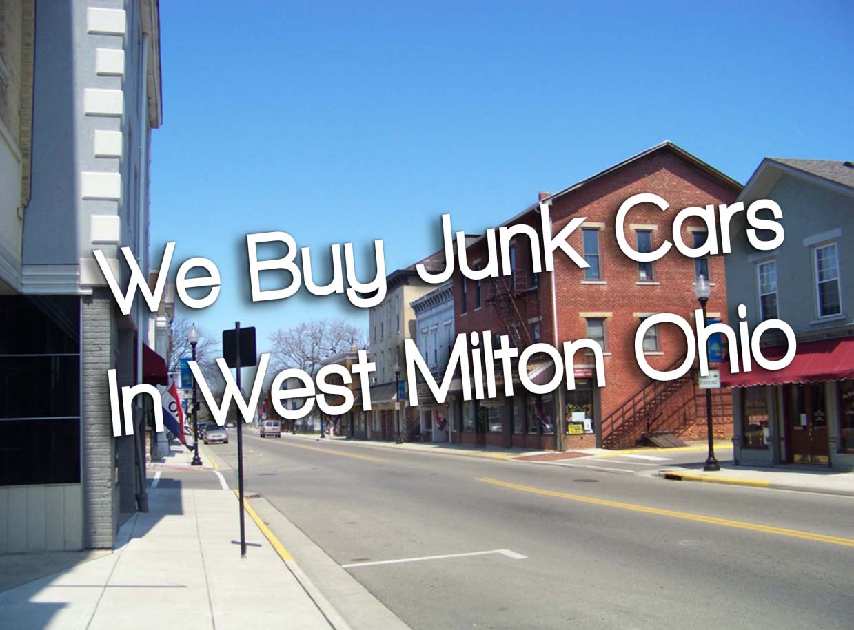 We Buy Junk Cars West Milton Ohio
